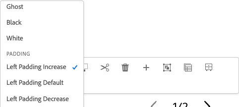 Carousel title dialog.