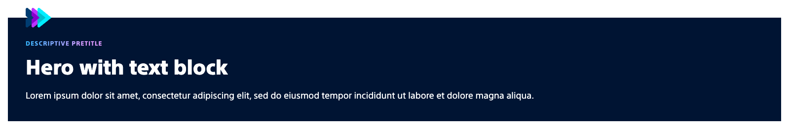 Hero example.