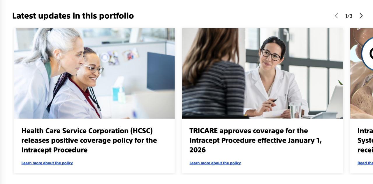 Portfolio highlights.