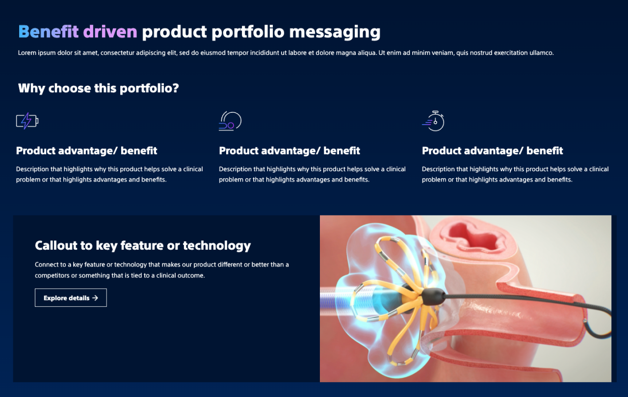 Advantages and benefits.