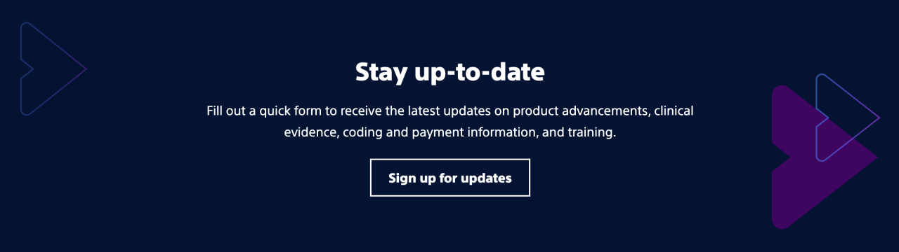 Sign up for updates.